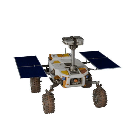 Mars Planetary Rover 3D Layered Asset for Builders