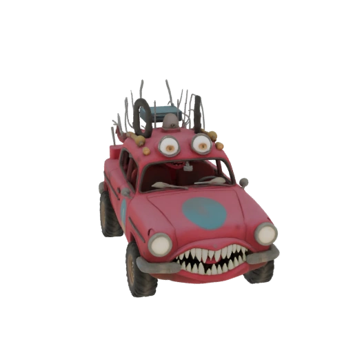 Mad Max Style Monster Truck 3D Model