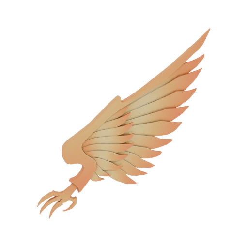 Fantasy Wing with Claws 3D Model