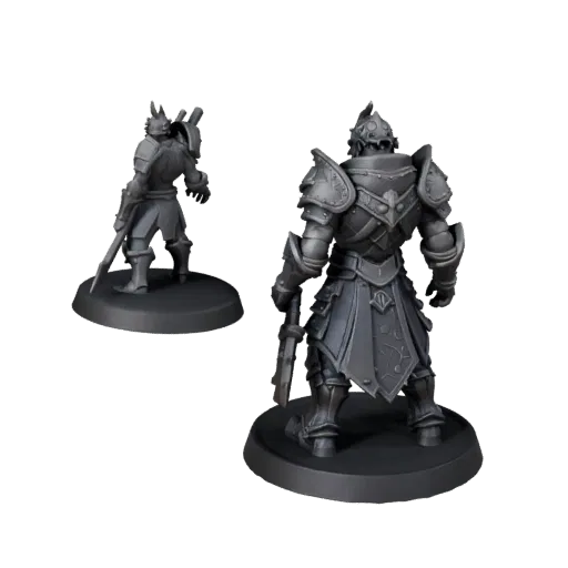 Fantasy Beast Miniature STL printable 3D model preview three-quarter display angle, pose and resin detail