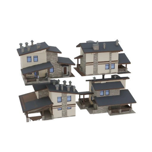 Alpine Chalet Set