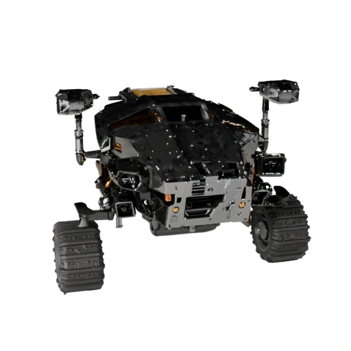 Modello 3D Rover Cargo Lunare per Unity - Asset PBR Low Poly