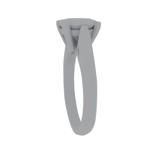 Solitaire Diamond Ring 3D Model