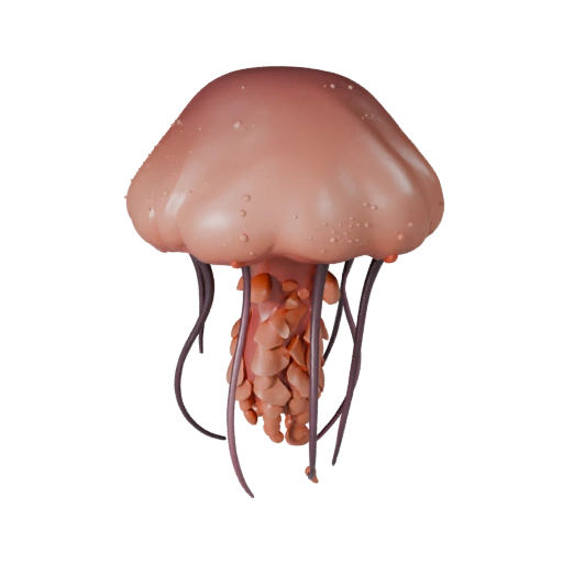 Modelo 3D de Medusa Caricatura - Asset Estilizado para Animación | PBR