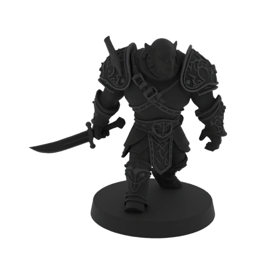 Miniatura STL de Duende Arqueiro Infernal de Fantasia