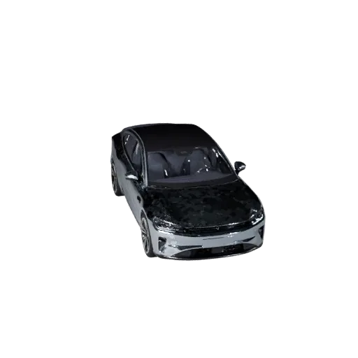 Electric Car 3D Model for Unity - Low Poly Game Asset