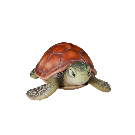 Cartoon Sea Turtle 3D Model - Stylized Asset for Animation