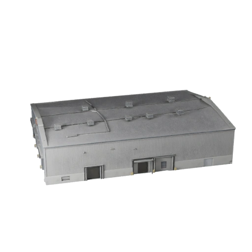 3D модель склада верфи - Реалистичный актив для Архитектурной визуализации
