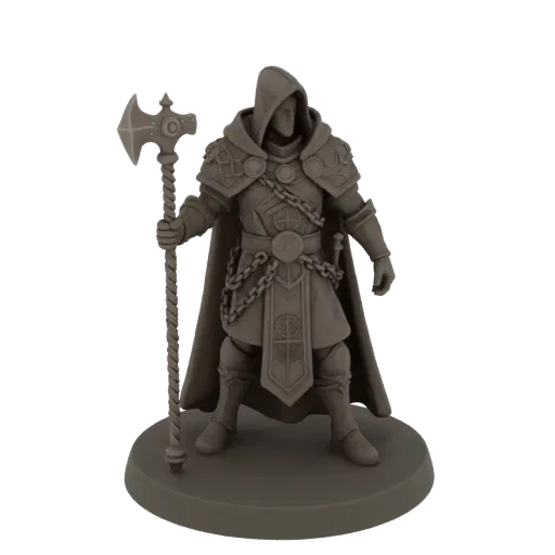 Fantasy Cleric Miniature STL