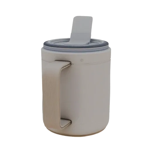 Modern Mug Printable 3D model, isometric STL render, showing ceramic, recognizable everyday shapes.