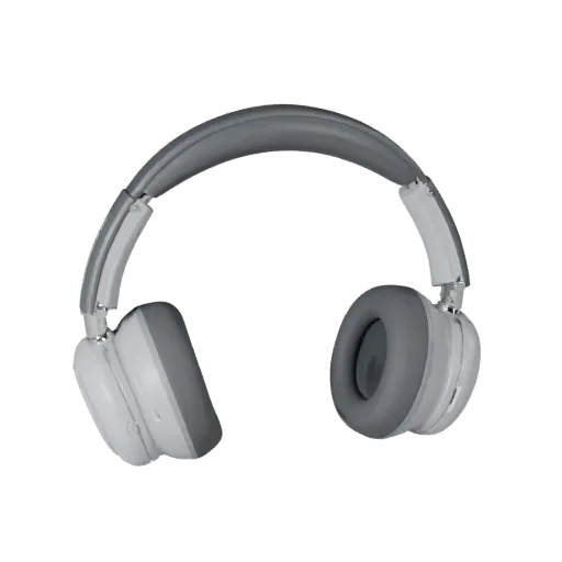 Wireless Earbuds High Poly 3D model, close-up studio render, showing soft ear pads, wearable scale.