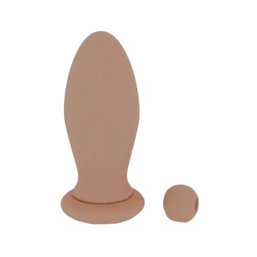 3D-Modell Vibrator mit Kugel, realistisches Design, glatte Textur, geeignet für 3D-Druck und Spiele