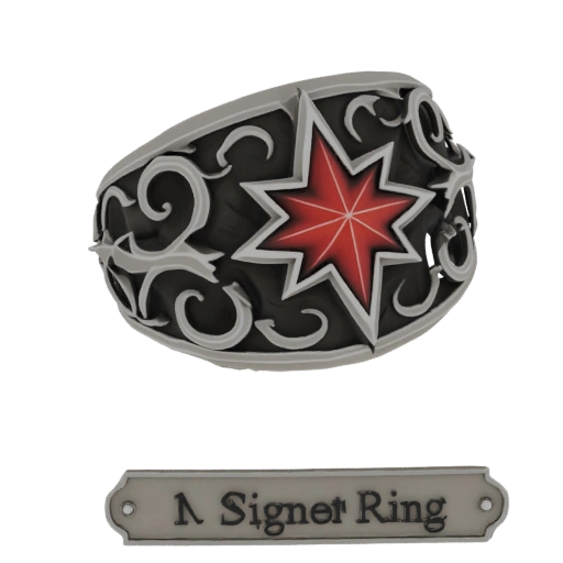 Star Signet Ring