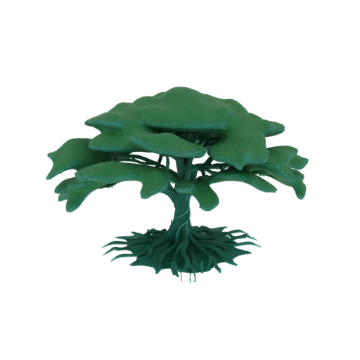 Stylized Green Tree