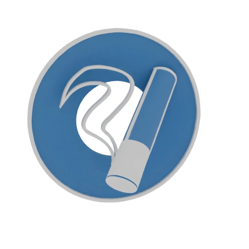 Cigarette with Smoke 3D Model
