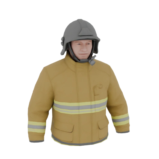 3D Russian Firefighter Model