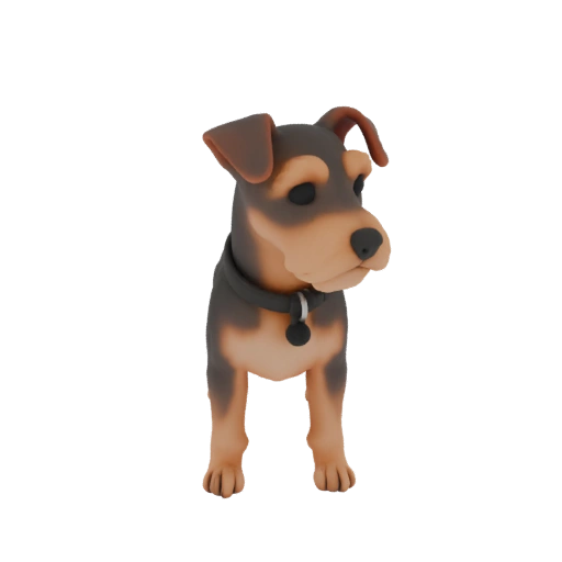 Russian Toy Terrier Figurine