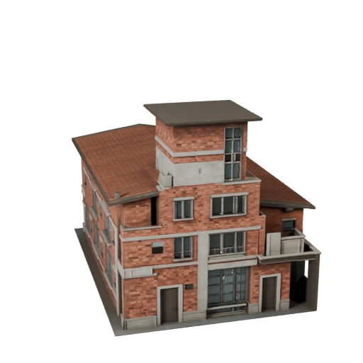 Casa de Praia Modelo 3D para Blender - Asset de Render para Arquitetura