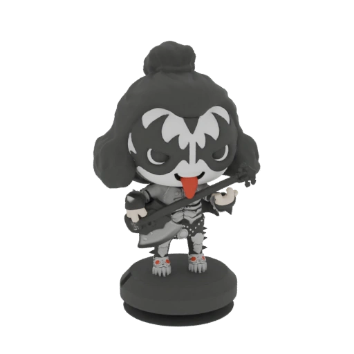Gene Simmons "The Demon" Funko Pop 3D Model