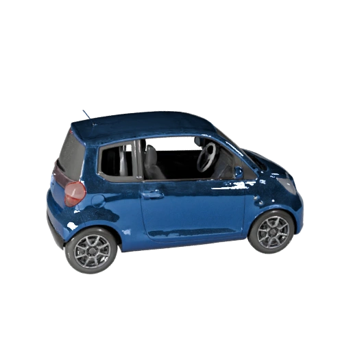 Voiture compacte modèle 3D pour Unreal Engine - Actif prêt pour le jeu