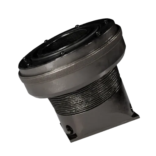Modular Pipe Flange High Poly 3D model, close-up studio render, showing machined metal, precise part geometry.