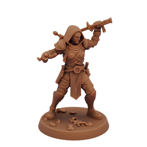 Rogue Assassin Presupported Stampabile | Asset di Stampa STL
