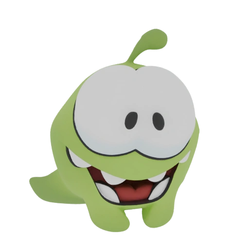 Om Nom 3D Model