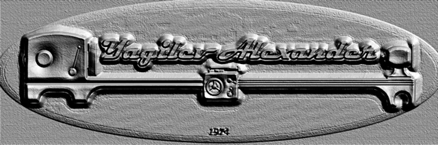 3D model AI Business Card Bas-Relief with truck and text "Yagiler Alexander 1974"