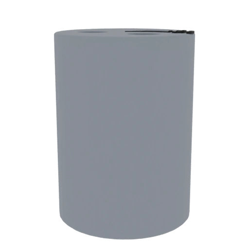 Cylinder with three holes