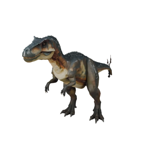 Modello 3D Allosauro Low Poly - Asset Unity con FBX | PBR