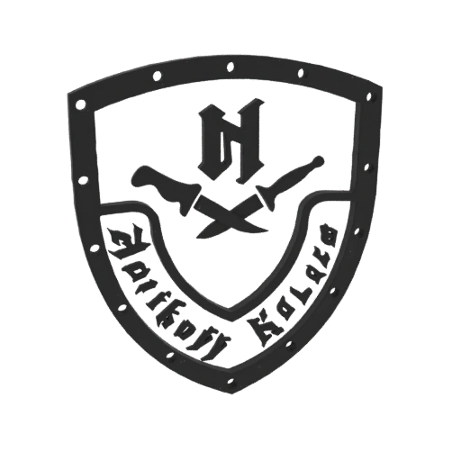 Knight's Crest Emblem 3D Model