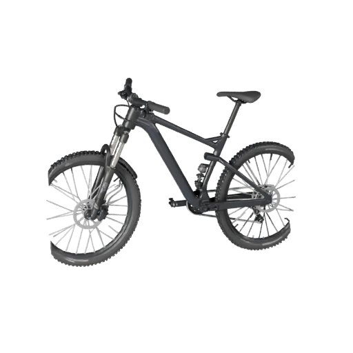 Modelo 3D de Bicicleta de Montaña para Blender - Activo Listo para Renderizar