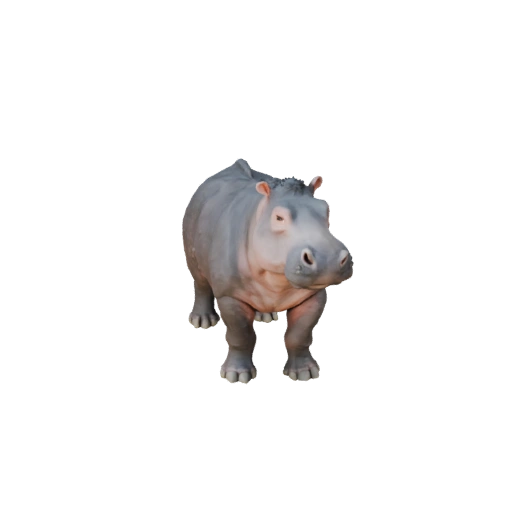 Modello 3D di Ippopotamo per Blender - Asset PBR con Texture | Royalty-Free