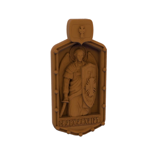 Archangel Michael Pendant 3D Model