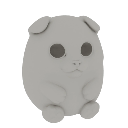 Chubby Puppy 3D Model
