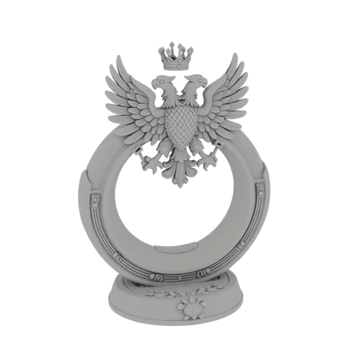 Double-Headed Eagle Smart Speaker Stand
