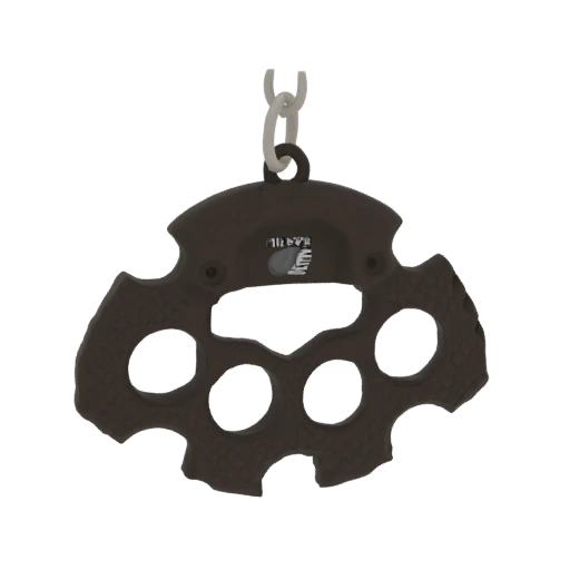 Brass Knuckles Keychain