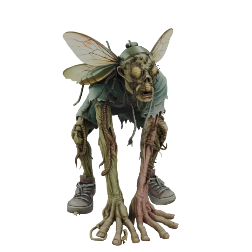 Mutant Fly Creature 3D Model
