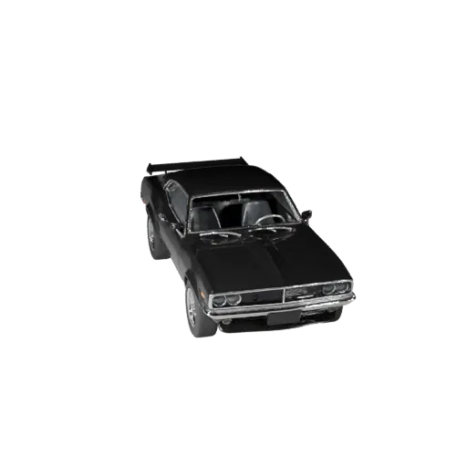 Vintage Muscle Car 3D Model for Blender - Realistic PBR