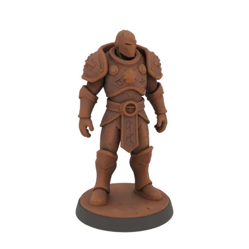 Fantasy Fighter Miniature STL