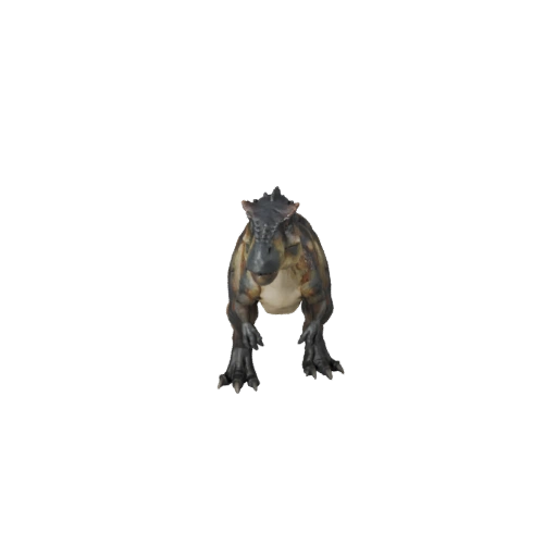 Modelo 3D Therizinosaurus Poligonal Bajo - Asset de Juego para Unity con FBX