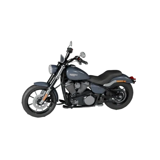 Cruiser Motorcycle 3D Model for Blender - Realistic PBR
