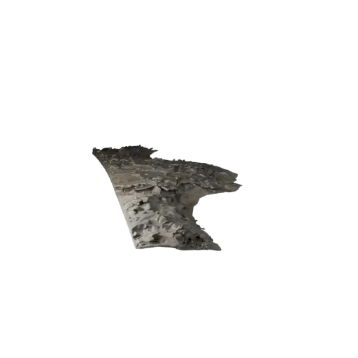 Rain Puddle Ground Set High Poly 3D model, close-up cinematic environment render, showing wet stone, water edges.