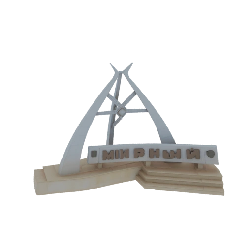Mirny Monument 3D Model