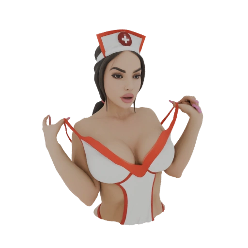 Nurse Outfit 3D Model