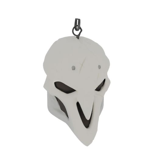 Reaper Mask Pendant 3D Model