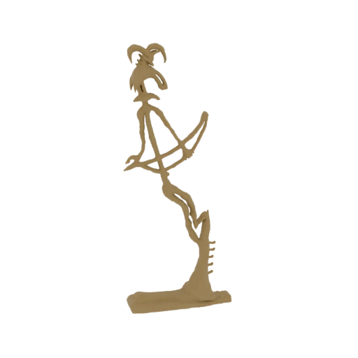 Alien Hunter Sculpture