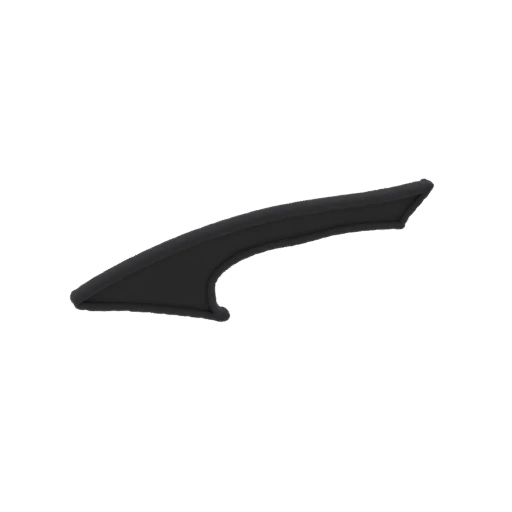 Black Abstract Winged Object