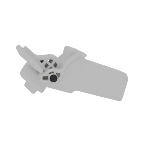 White Mechanical Clip