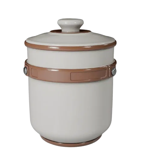 Minimal Mug Realistic 3D model, three-quarter studio render, showing ceramic, recognizable everyday shapes.